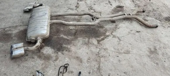 Porsche Cayenne (92A) Muffler/silencer 2059267510 7p5253682g 7p5253681g