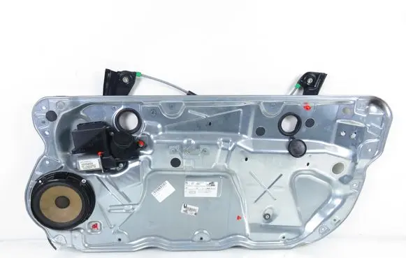 Volkswagen Polo IV 9N3 Front door window regulator with motor 6Q2959801A 6Q3837402N