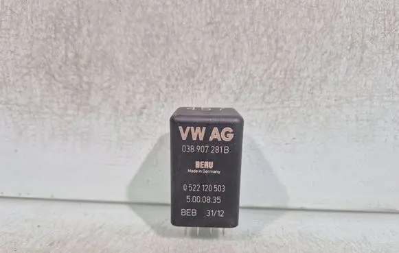Audi A5 Sportback 8TA Glow plug pre-heat relay 038907281B 0522120503