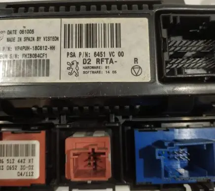 Peugeot 407 Climate control unit 6451VC FHIB0B4CF1