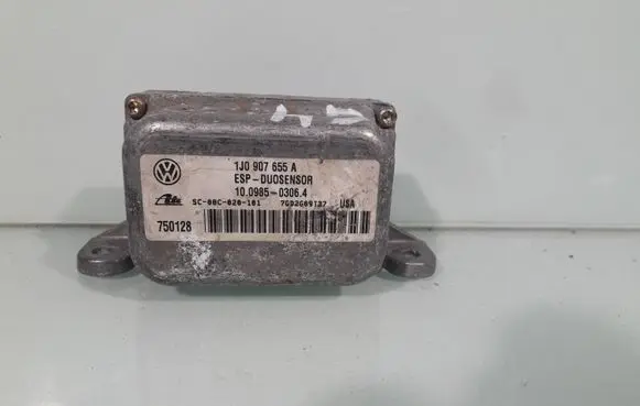 Volkswagen Golf IV ESP acceleration yaw rate sensor 1J0907655A 1J2907637F