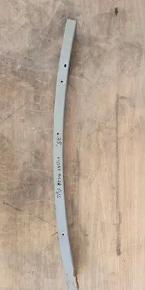 Rear bumper support beam