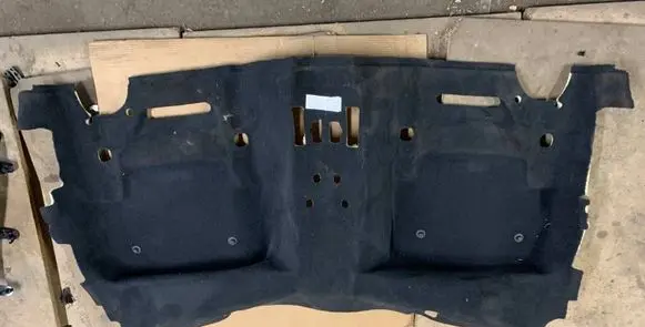 BMW 5 G60 G61 Rear floor carpet liner 4016065 19289481 5A36B8010