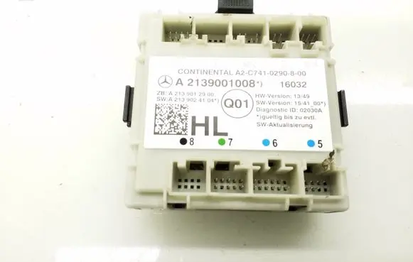 Mercedes-Benz E W213 Door control unit/module A2139001008