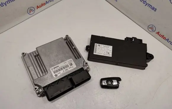 BMW 1 E81 E87 Engine ECU kit and lock set 8506375 13618506375 0281016069