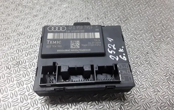 Audi A6 S6 C6 4F Door control unit/module 4F0959795F