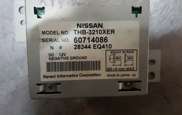Nissan X-Trail T30 GPS navigation control unit/module THB3210XER 28344EQ410