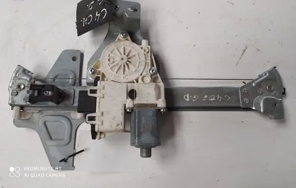 Citroen C4 I Rear door window regulator with motor 0130822238 9647444280