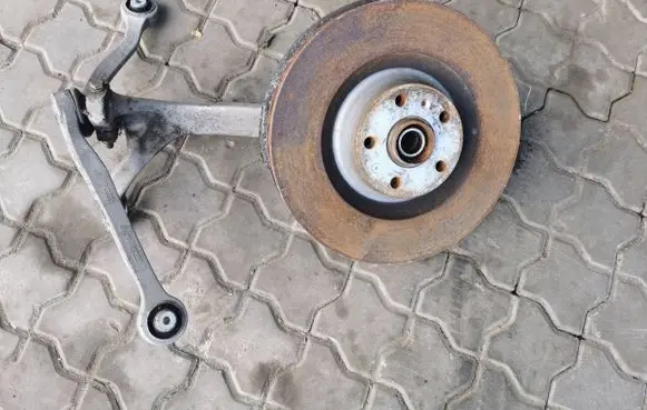 Volkswagen Phaeton Front wheel hub spindle knuckle 4E0258M