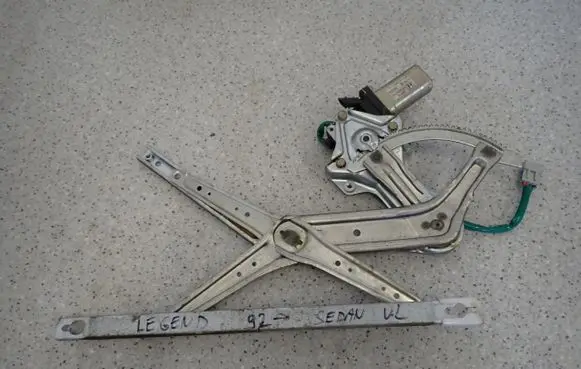 Honda Legend Front door window regulator with motor