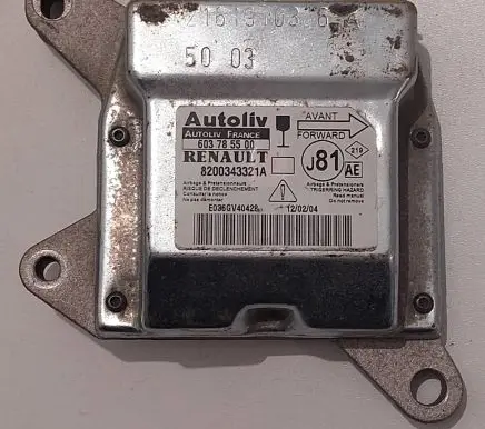 Renault Espace - Grand espace IV Airbag control unit/module 603785500 8200343321A E036GV40428