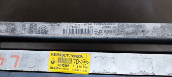 Renault Laguna III Radiator support slam panel 214000003R 0130307096