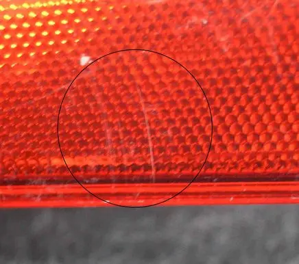 Rear tail light reflector