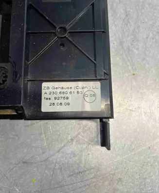 Mercedes-Benz SL R230 Cup holder A2306806150