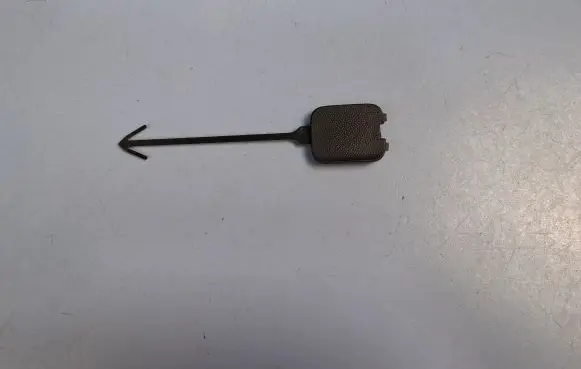 Rear bumper row hook cap/cover