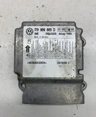 Volkswagen Cross Touran I Airbag control unit/module 1T0909605D 5WK43828