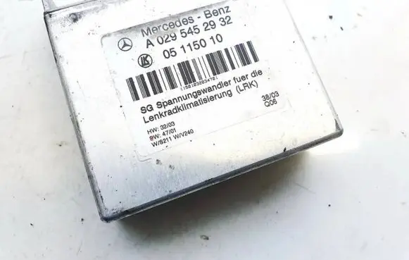 Mercedes-Benz E W211 Other control units/modules A2118206185 05115010