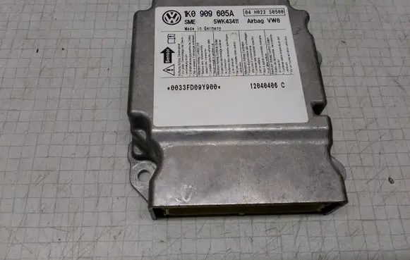 Volkswagen Golf V Airbag control unit/module 1K0909605A 5WK43411