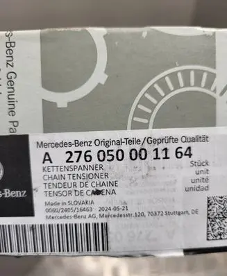 Mercedes-Benz S W221 Timing belt/chain tensioner A2760500011