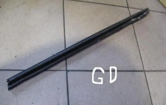 Renault Vel Satis Rubber seal rear door window/glass STIKLUVIDINIS
