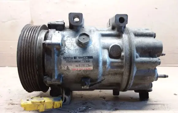 Peugeot 307 Air conditioning (A/C) compressor (pump) 9651911380