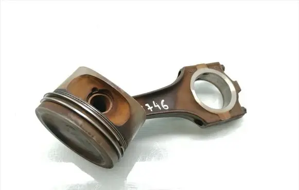 Piston with connecting rod