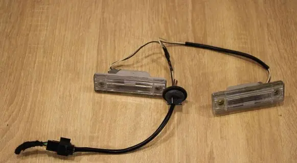 Number plate light