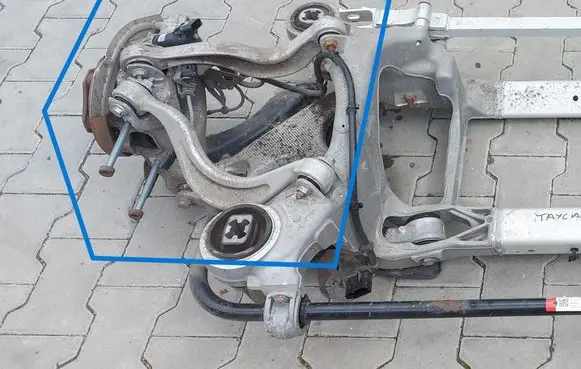 Porsche Taycan 9J1 Rear axle beam with reductor PORTAY