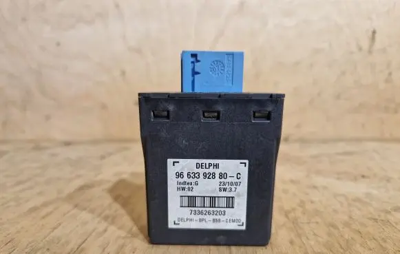Citroen C4 Grand Picasso Alarm control unit/module 9663392880