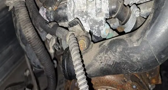 Opel Meriva A Engine coolant pipe/hose 
