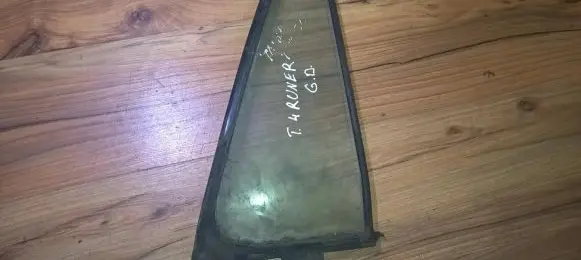 Rear vent window glass