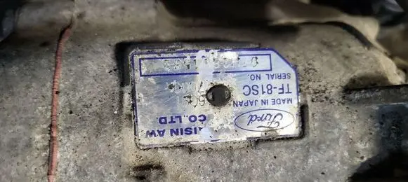 Ford Mondeo MK IV Automatic gearbox TF81SC 6G917000BA 7G9N14C336DB
