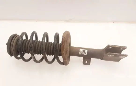 Front shock absorber with coil spring
