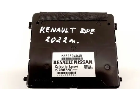 Renault Zoe Climate control unit 285259404R
