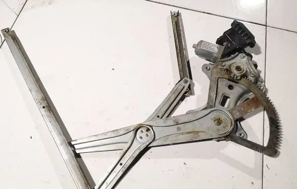 Sliding door window regulator with motor