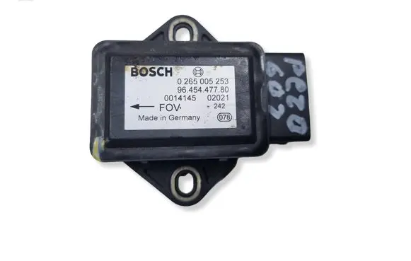 Peugeot 607 ESP acceleration yaw rate sensor 0265005253 9645447780 0014145