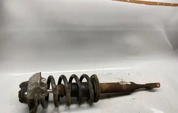 Front shock absorber with coil spring