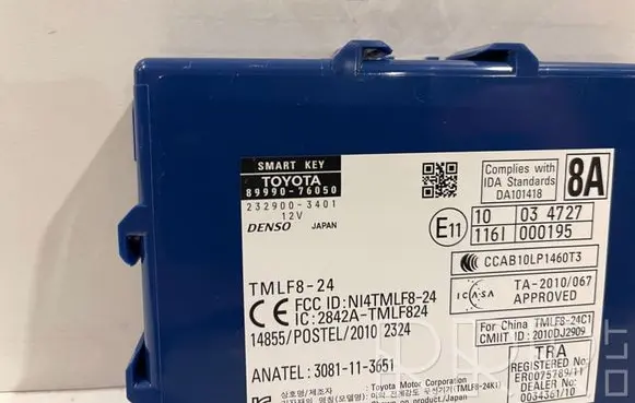 Lexus CT 200H Keyless (KESSY) go control unit/module 8999076050 2329003401