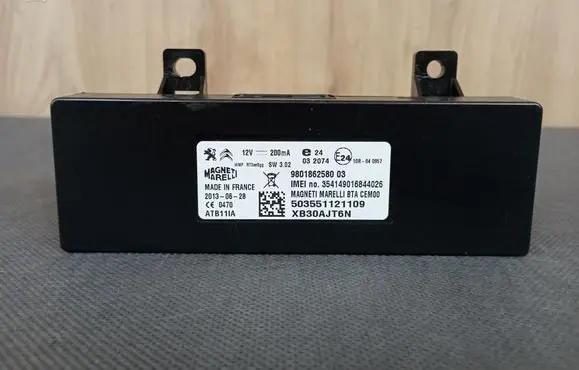 Citroen DS5 Bluetooth control unit module 9801862580