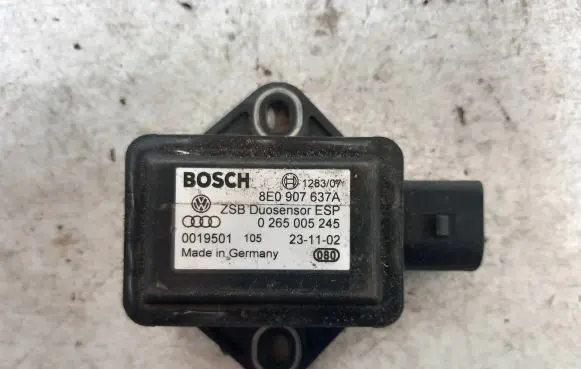 Audi A6 S6 C5 4B ESP acceleration yaw rate sensor 8E0907637A 0019501 0265005245