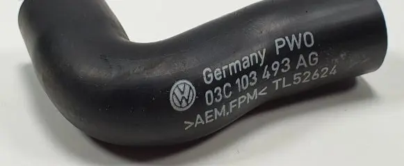 Volkswagen Golf VI Engine coolant pipe/hose 03C103493AG
