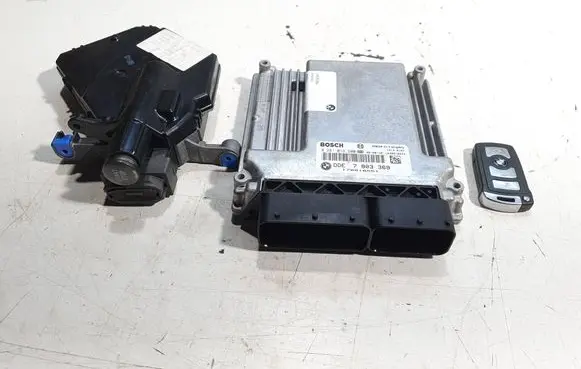 BMW 7 E65 E66 Engine ECU kit and lock set 0281013500 7803369 170016551