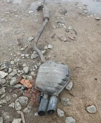 Audi A4 S4 B8 8K Muffler/silencer 8K0253611BE 8K0253611