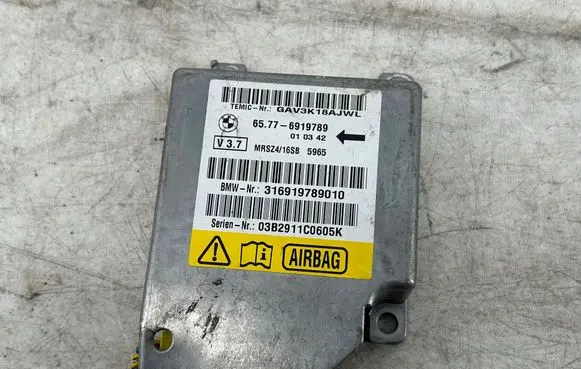 BMW 5 E60 E61 Airbag control unit/module 6919789 316919789010 03B2911C0605K