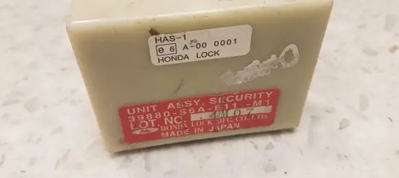 Honda FR-V Alarm control unit/module 39880S6AE11M1