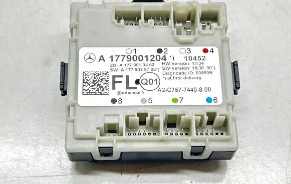 Mercedes-Benz A W177 Door control unit/module A1779001204 A1779013402