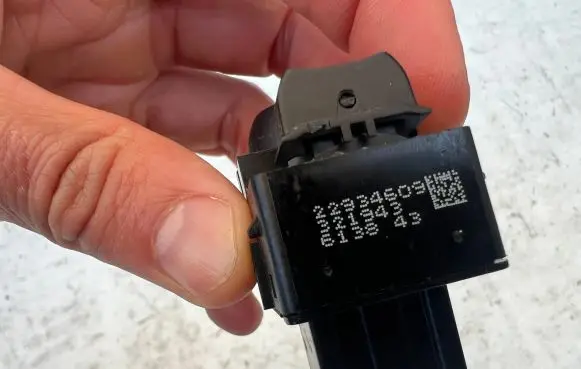 Opel Astra K Wing mirror switch 22934609