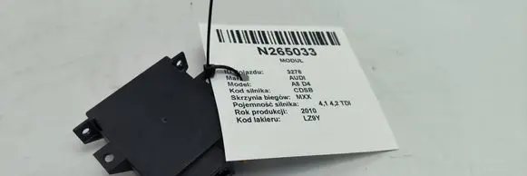 Audi A8 S8 D4 4H Auxiliary heating control unit/module 4H0963271 221000335900