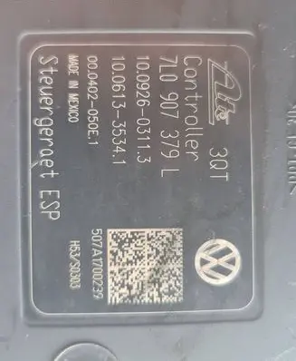 Volkswagen Touareg I ABS Pump 7L0907379L 10061335341 10092603113