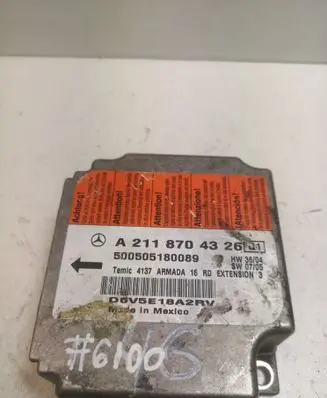 Mercedes-Benz CLS C219 Airbag control unit/module A2118704326